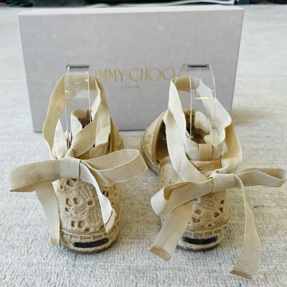 🎉 Host Pick 🎉 Jimmy Choo Macrame Espadrilles - Picture 5 of 8